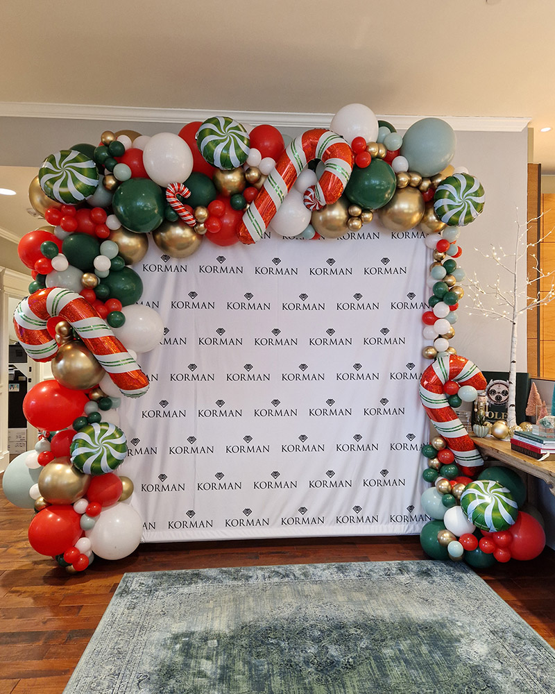 Backdrop van ballonnen 02
