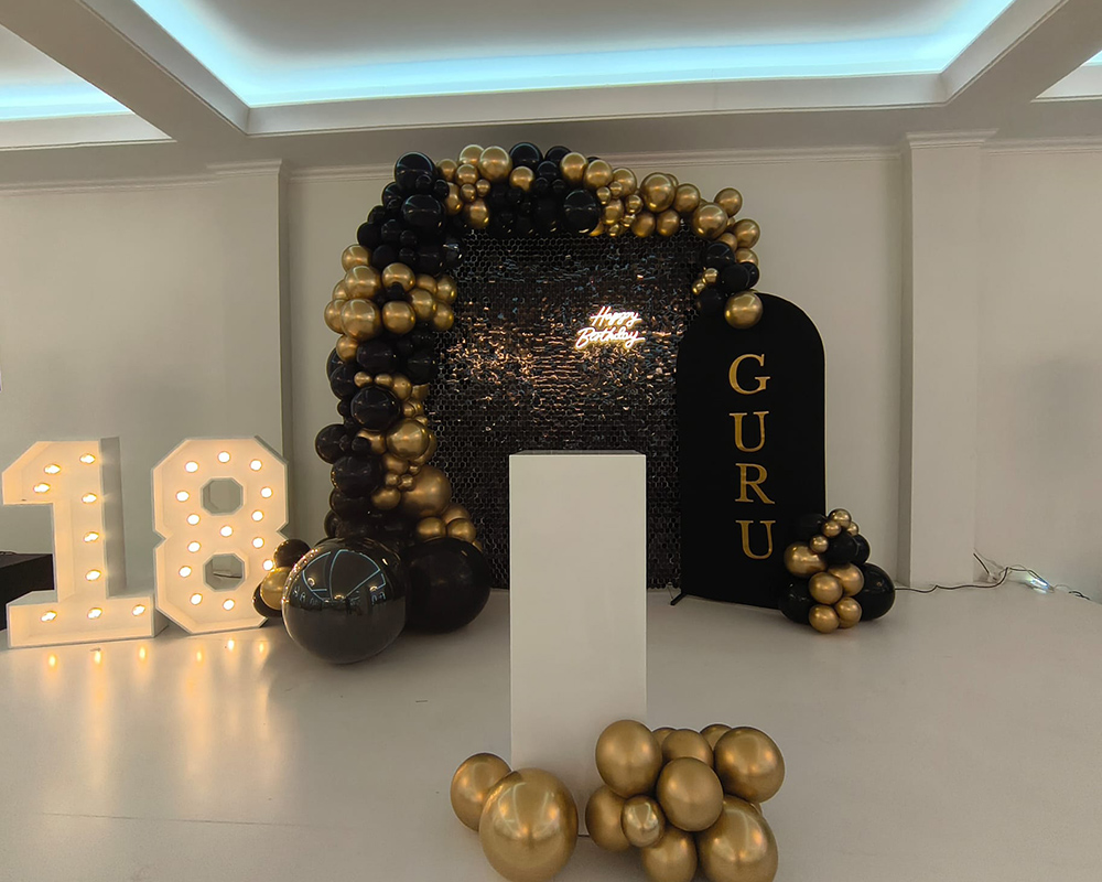 Backdrop van ballonnen 03