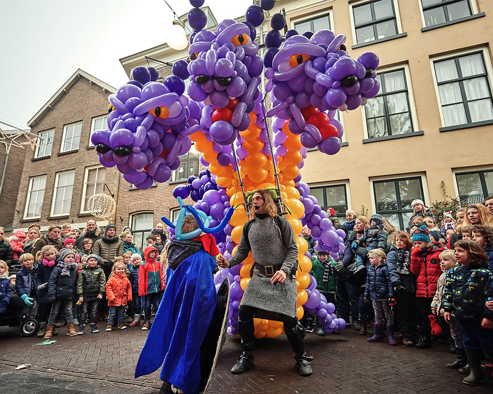 Voor elk evenement opnieuw opgebouwd