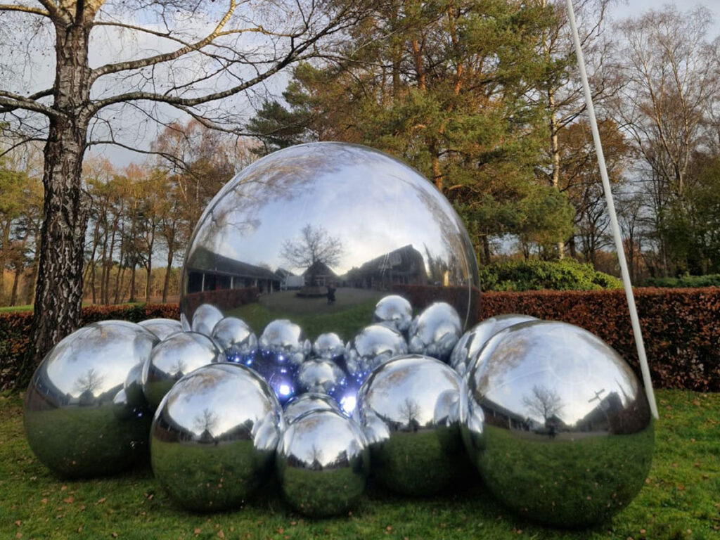 Reflecterende PVC-ballen die ook buiten goed werken